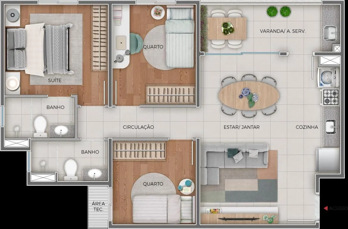 Elo Paradise, planta 6